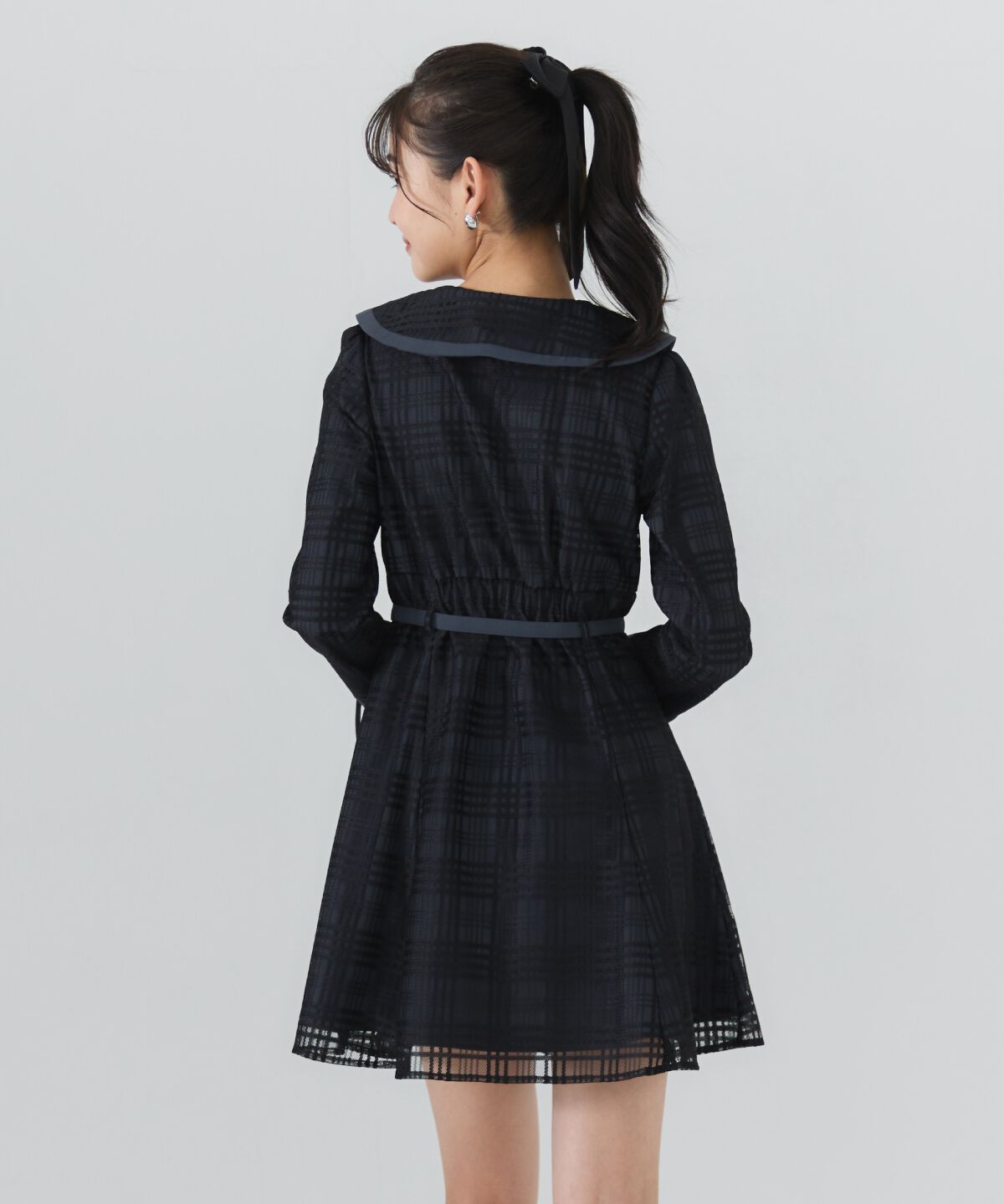 REDYAZEL「ビッグカラーレースミニワンピース」|ワンピース|