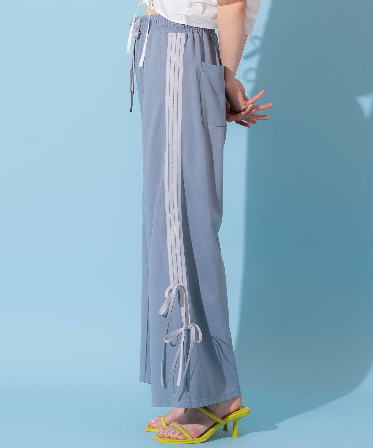 REDYAZEL「ダブルリボンラインイージーパンツ」|その他|