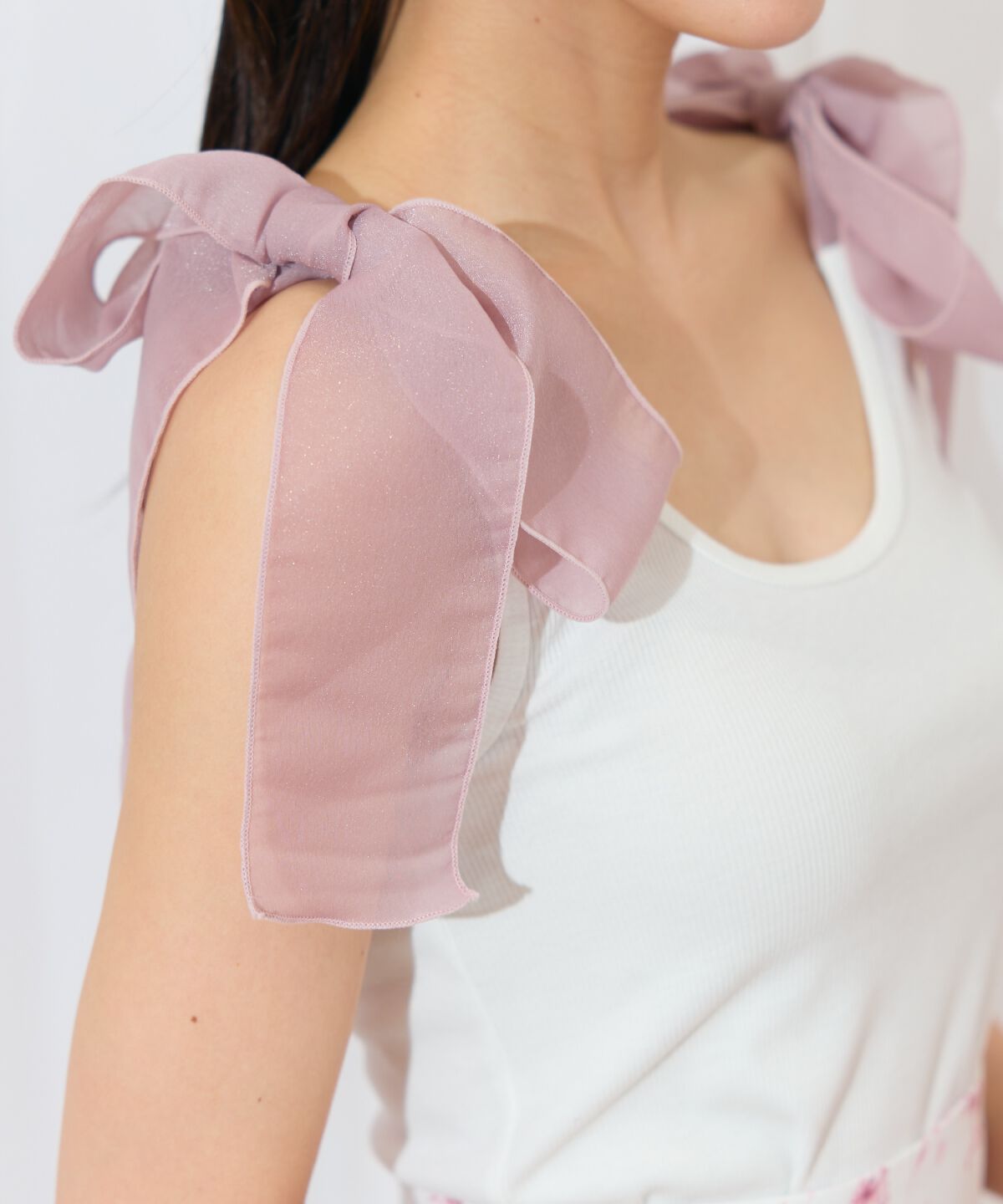 WILLSELECTION「ショルダーリボンテレコキャミソール」|キャミソール|