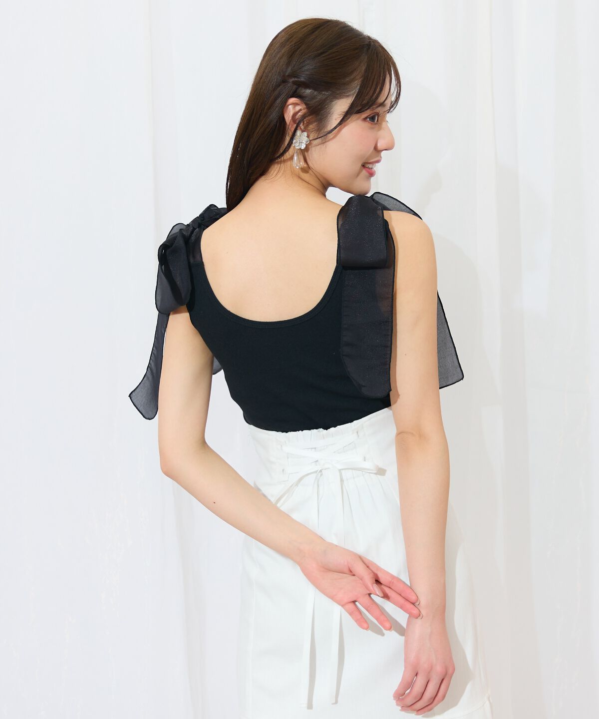 WILLSELECTION「ショルダーリボンテレコキャミソール」|キャミソール|