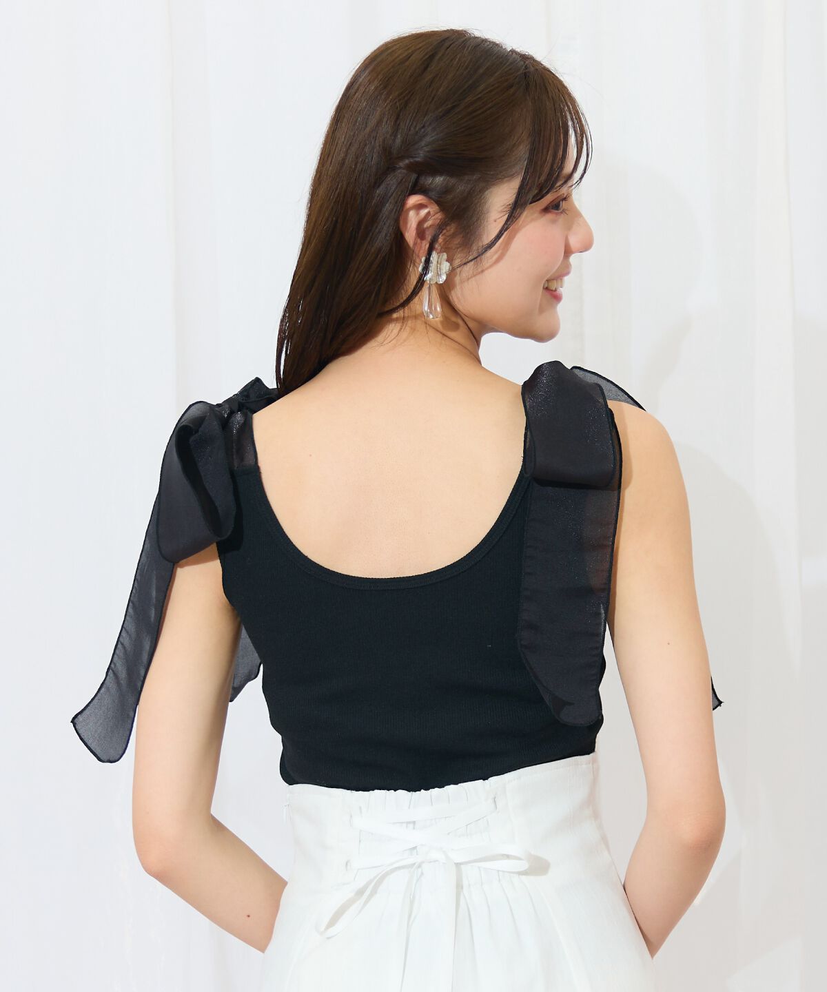 WILLSELECTION「ショルダーリボンテレコキャミソール」|キャミソール|