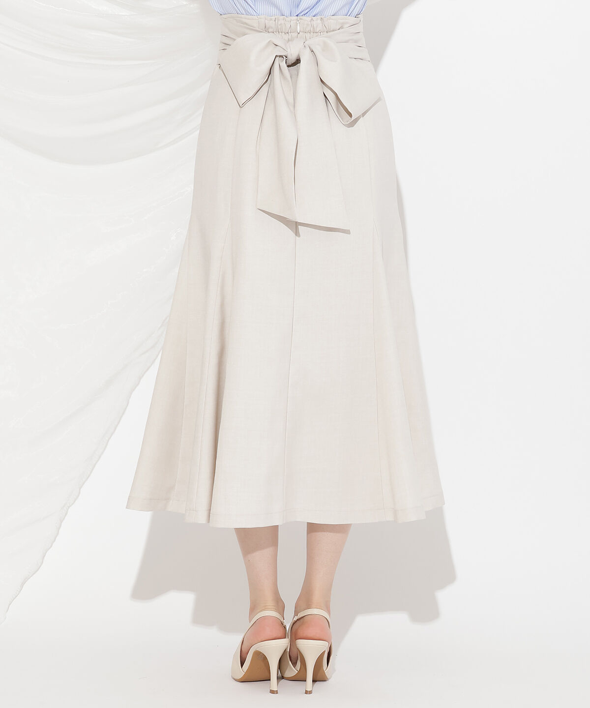 WILLSELECTION「バックリボンハイウエストフレアスカート」|フレア|