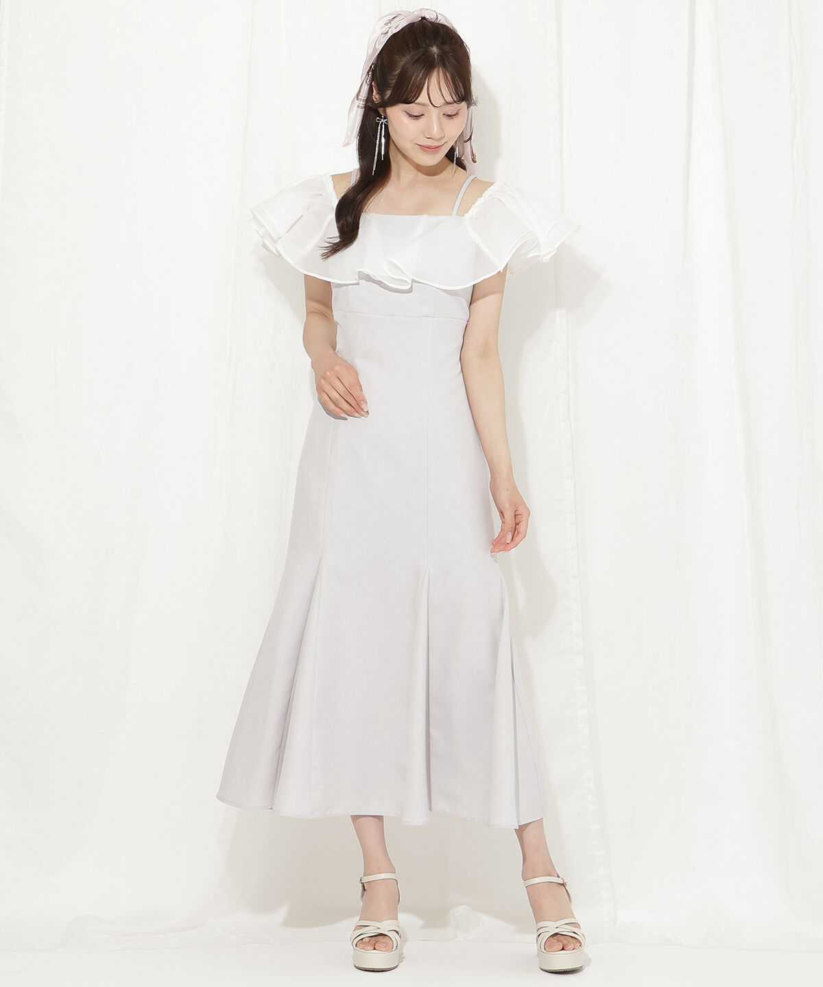 WILLSELECTION「メロウラッフルマーメイドワンピース」|ワンピース|