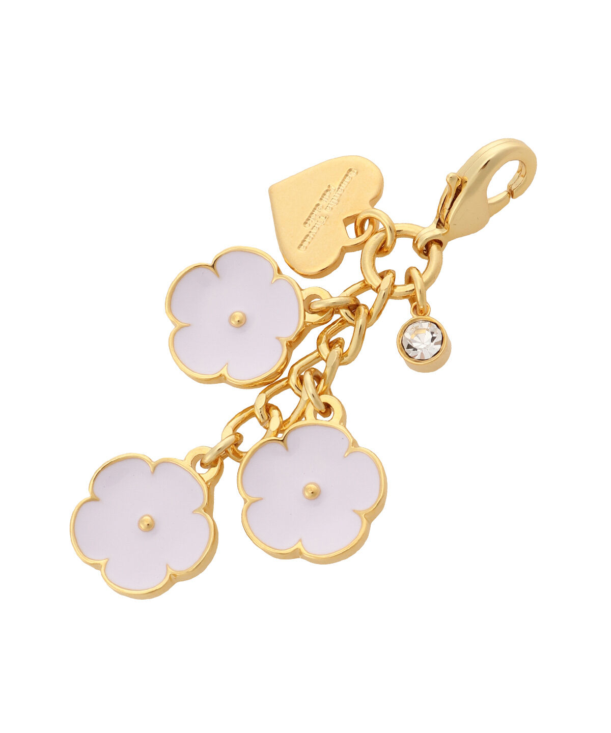 Samantha Thavasa Petit Choice「フラワーコレクション　ファスナーチャーム」|チャーム・キーホルダー|ラベンダー