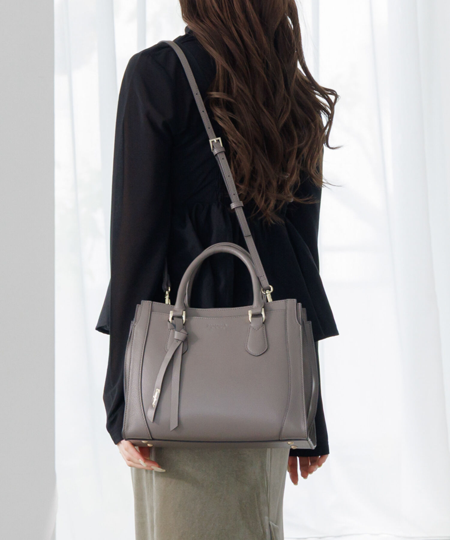 Jewelna Rose「Jewelna Rose クロフォード ハンドバッグ 本革 11922」|ショルダー・メッセンジャー|