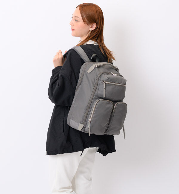 W&.Day/Night「W&.Day/Night ミュッケ オーガナイズドリュック A4サイズ 14.0インチPC収納 大容量 15576」|リュック|