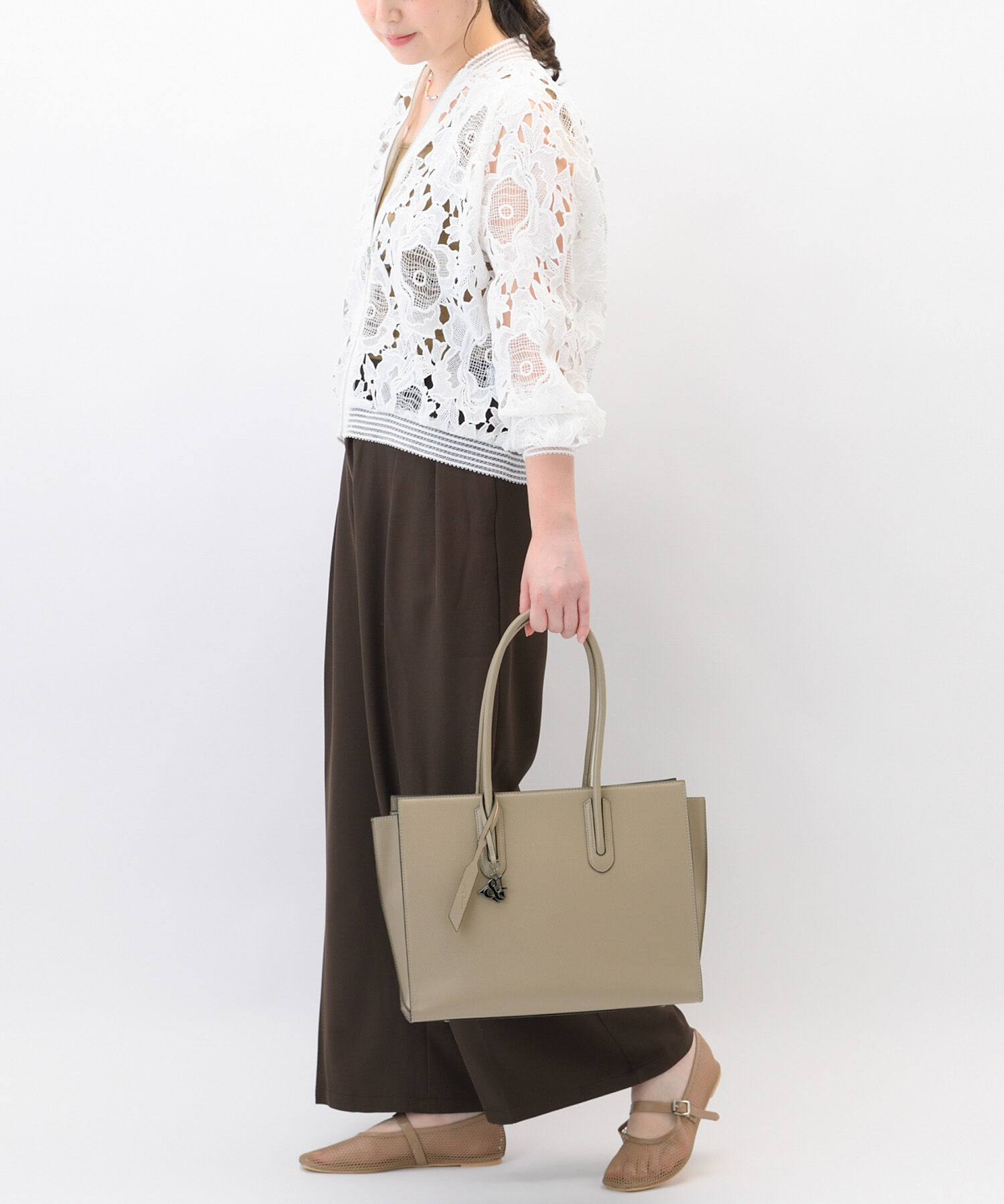 W&.Day/Night「W&.Day/Night スムーク トートバッグ A4サイズ 19192」|トートバッグ|