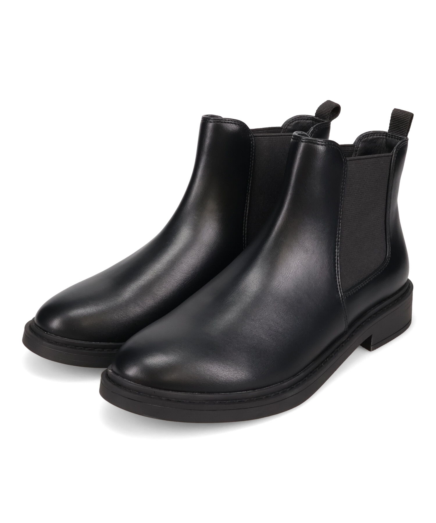 WA Oriental TRaffic「アーモンドトゥ フラット サイドゴアブーツ /52405 ショートブーツ」|ショートブーツ|