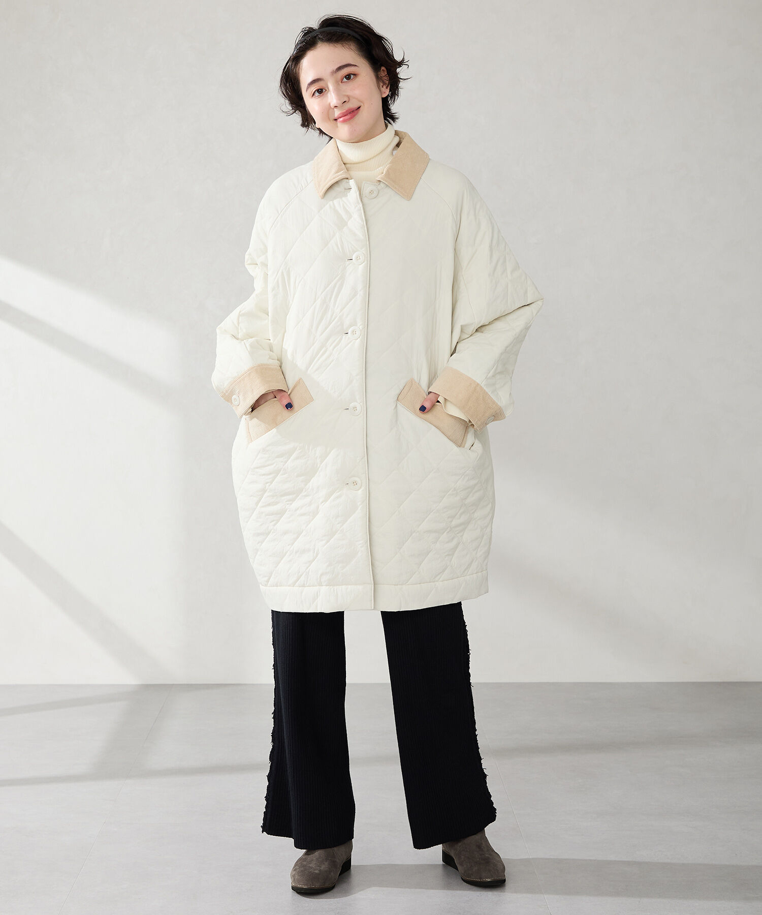 WA Oriental TRaffic「たっぷりファーウエッジソールブーツ/52411」|ショートブーツ|