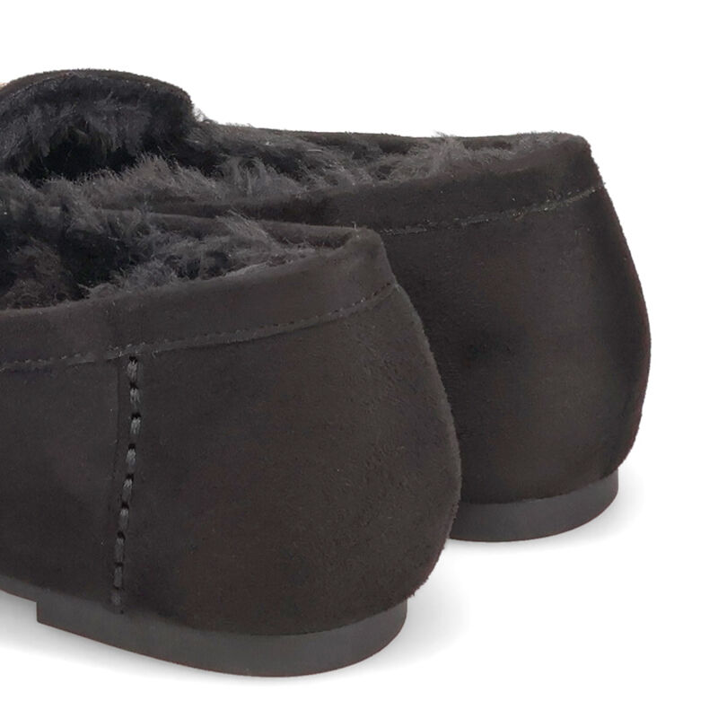 WA Oriental TRaffic「 ビット モチーフ付き ファー モカシン /52318 ムートン 防寒」|モカシン|