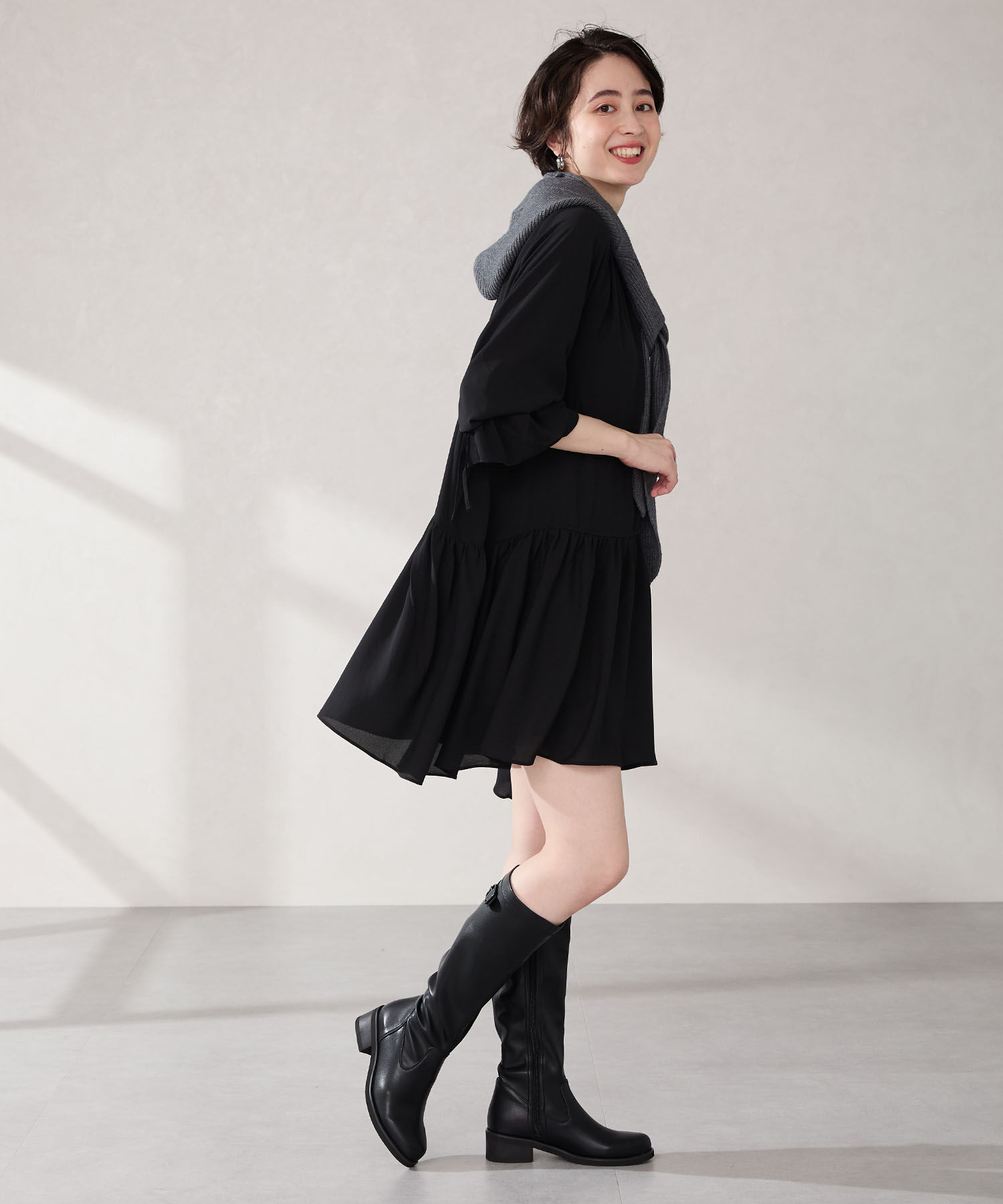 ORiental TRaffic「ピタ心地 ストレッチ ロングブーツ /51502」|ロングブーツ|