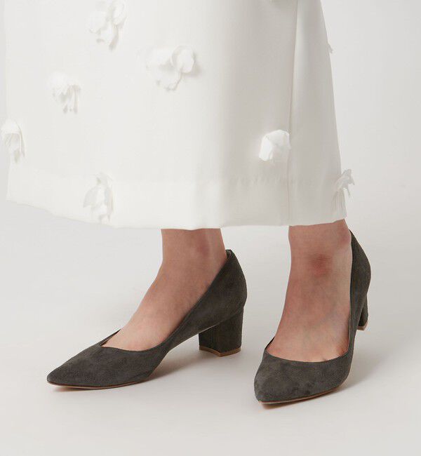 UNITED ARROWS「ポインテッドトゥ チャンキーパンプス」|パンプス|