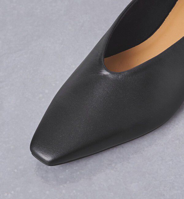 UNITED ARROWS「スクエア ポインテッド フラットシューズ」|パンプス|