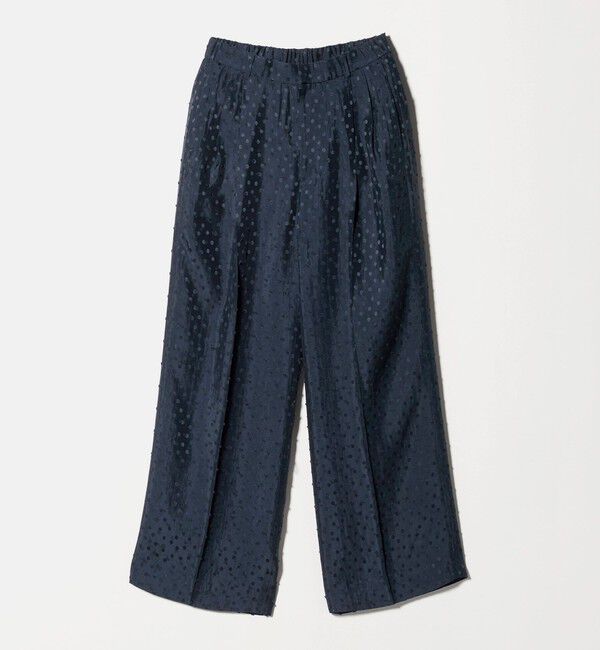 UNITED ARROWS「ドット サテン 2タック ワイドパンツ」|その他|