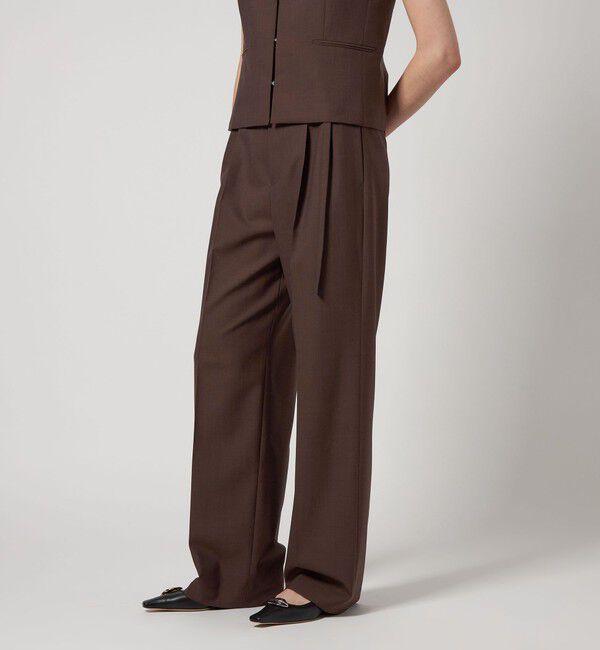 AEWEN MATOPH「＜AEWEN MATOPH＞ハイウエスト ベルトパンツ」|その他|