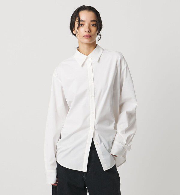 AEWEN MATOPH「＜AEWEN MATOPH＞サテンポイントシャツ ‐ ウォッシャブル ‐」|シャツ・ブラウス|