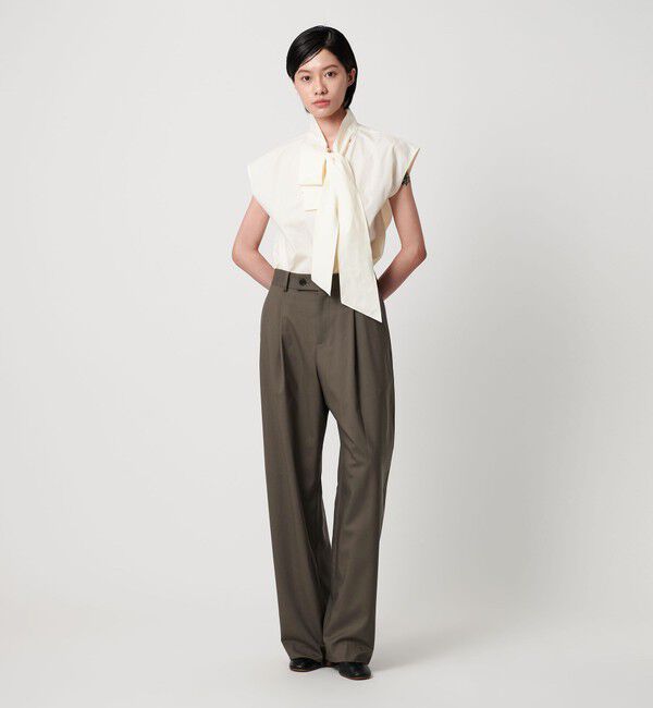 AEWEN MATOPH「＜AEWEN MATOPH＞ウールタック カーブパンツ」|チノ|