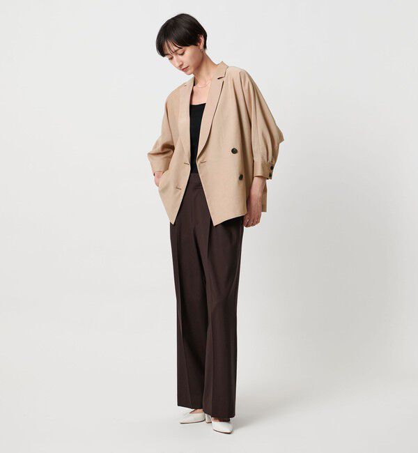 UNITED ARROWS「シアー ドルマン ブラウス ジャケット ウォッシャブル」|テーラードジャケット|