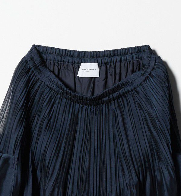 UNITED ARROWS「シャンブレー オーガンザ ポケット スカート」|スカート|