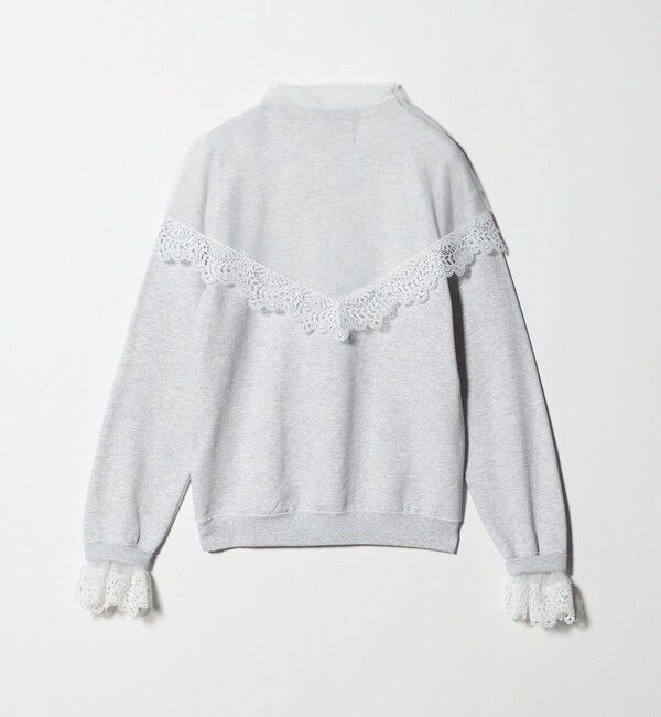 UNITED ARROWS「【別注】＜dahl&rsquo;ia＞レーススカーフ スウェット」|スウェット・ジャージ|