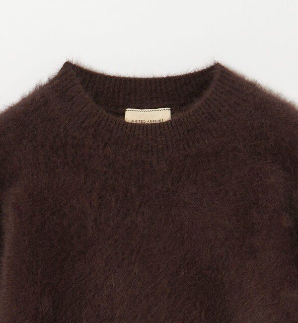 UNITED ARROWS「フォックスカシミヤ パフ ハーフスリーブ ニット」|ニット・セーター|