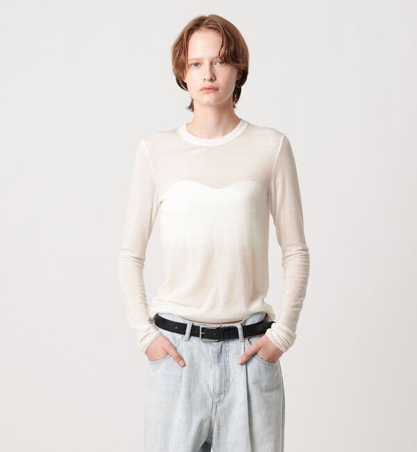 AEWEN MATOPH「＜AEWEN MATOPH＞クルーネックロングスリーブカットソー」|Tシャツ・カットソー|