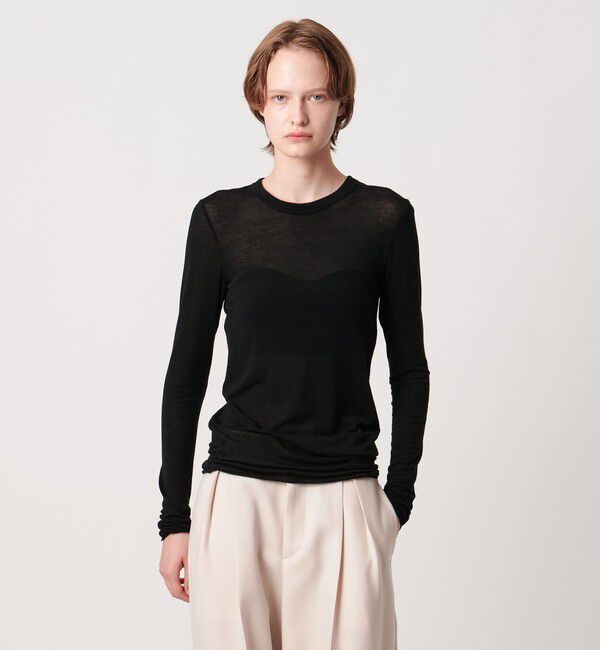 AEWEN MATOPH「＜AEWEN MATOPH＞クルーネックロングスリーブカットソー」|Tシャツ・カットソー|