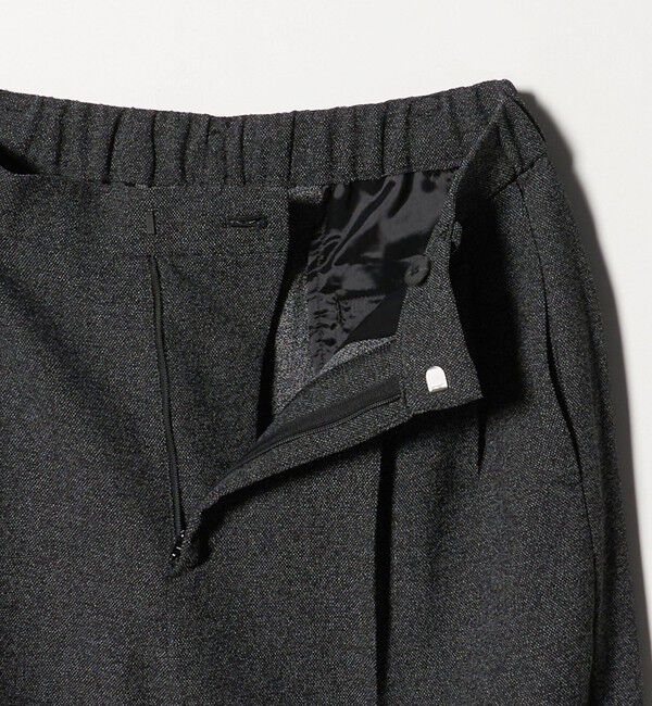 UNITED ARROWS「2タック メランジ ワイド パンツ ‐ウォッシャブル‐」|スラックス|