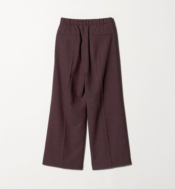 UNITED ARROWS「2タック メランジ ワイド パンツ ‐ウォッシャブル‐」|スラックス|