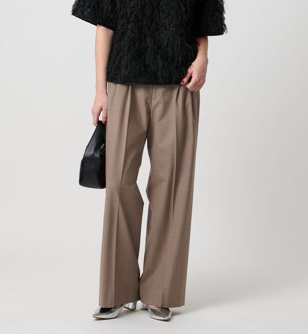 UNITED ARROWS「トロピカル ２タック ワイドパンツ ストレッチ」|チノ|MOCA