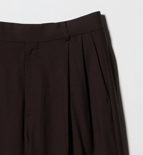 UNITED ARROWS「トロピカル ２タック ワイドパンツ ストレッチ」|チノ|