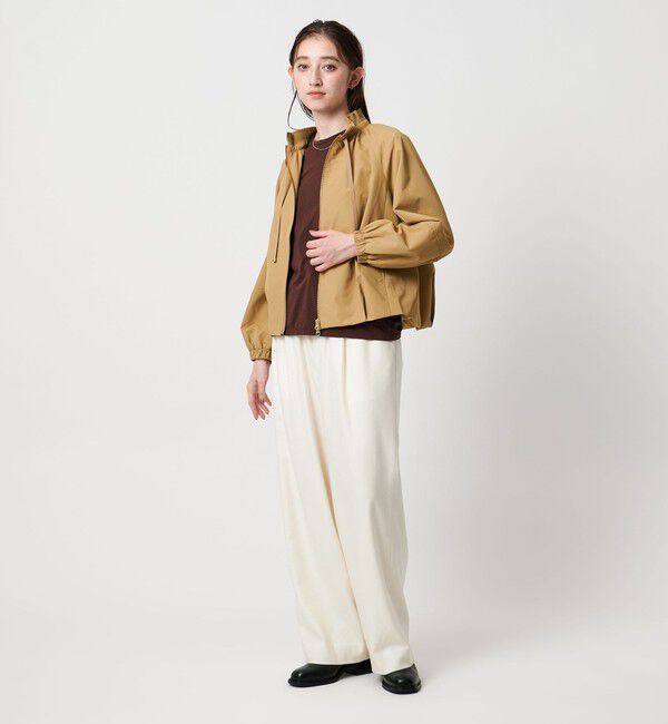 UNITED ARROWS「【別注】＜Marilyn Moon＞プリーツ ネック ブルゾン」|ブルゾン・スタジャン|