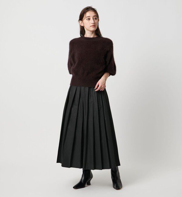 UNITED ARROWS「タフタ プリーツ ラメ スカート」|スカート|