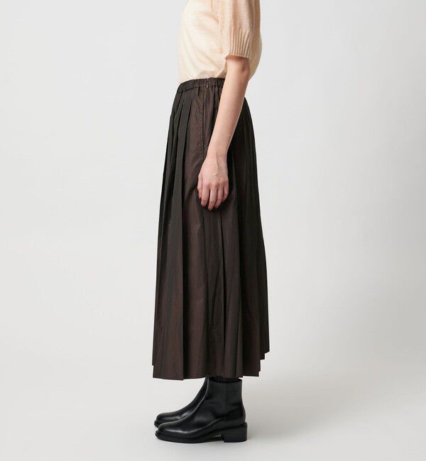 UNITED ARROWS「タフタ プリーツ ラメ スカート」|スカート|