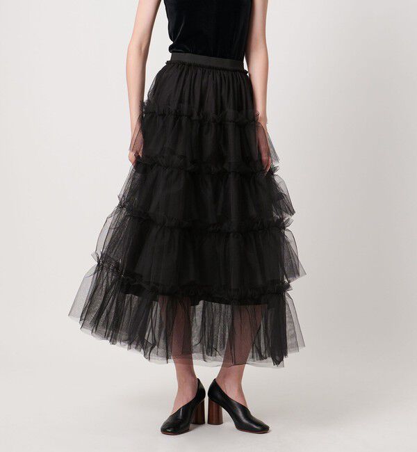 AEWEN MATOPH「＜AEWEN MATOPH＞チュールフリル マキシスカート」|スカート|