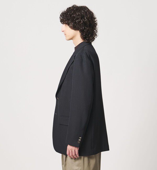 UNITED ARROWS「＜District＞ギャバジン リラックス シングル 2ボタンブレザー」|テーラードジャケット|