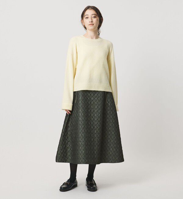 UNITED ARROWS「ダイヤ キルト フレア スカート」|スカート|