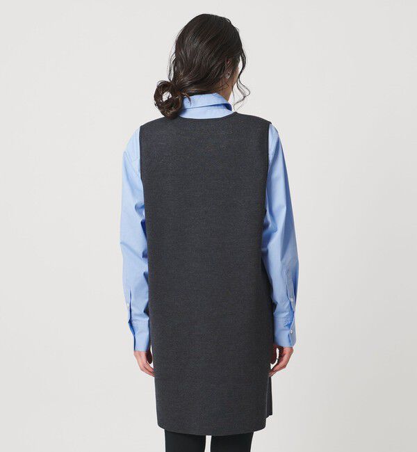 UNITED ARROWS「ミラノリブ チュニック ベスト」|ベスト・ジレ|