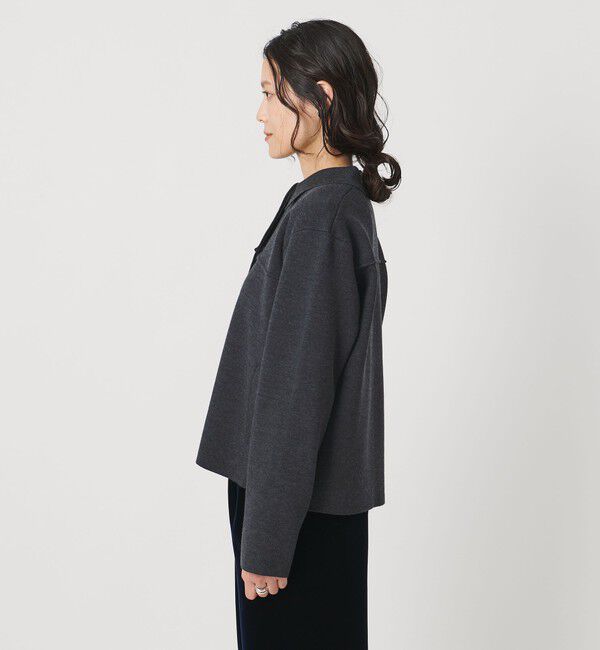 UNITED ARROWS「ミラノリブ ニット ジャケット」|カーディガン|