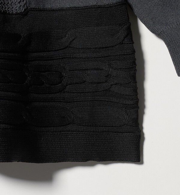 UNITED ARROWS「ケーブル Vネック ニット ‐ウォッシャブル‐」|ニット・セーター|