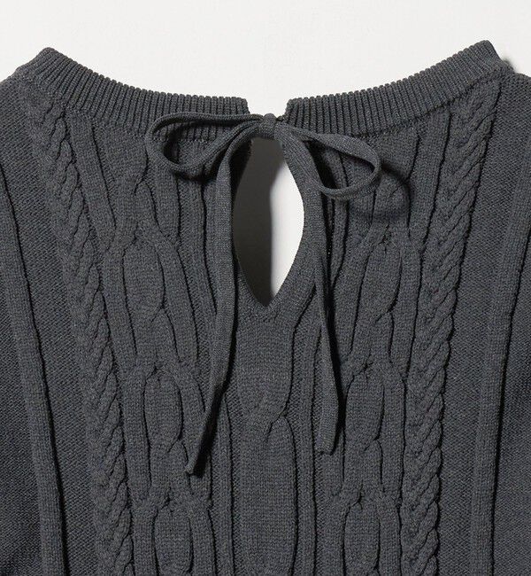 UNITED ARROWS「ケーブル Vネック ニット ‐ウォッシャブル‐」|ニット・セーター|