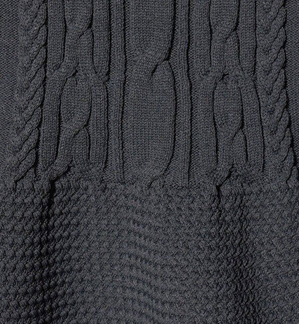 UNITED ARROWS「ケーブル Vネック ニット ‐ウォッシャブル‐」|ニット・セーター|