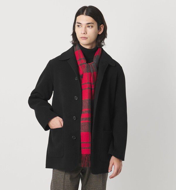 UNITED ARROWS「リバー カーコート」|ダッフルコート|BLACK