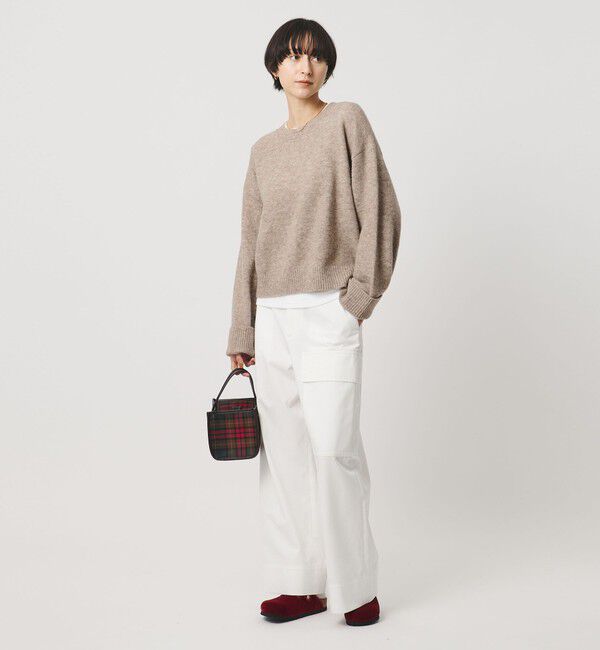 UNITED ARROWS「ワイドスリーブ プルオーバーニット」|ニット・セーター|