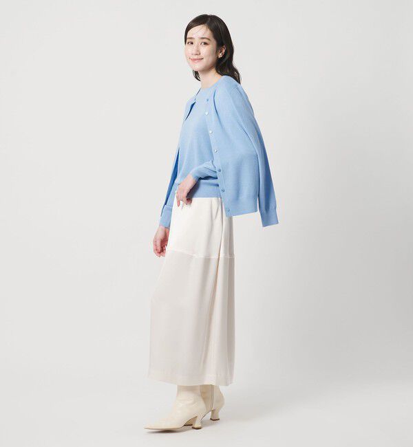 UNITED ARROWS「フルニードル クルーネック ニット」|ニット・セーター|