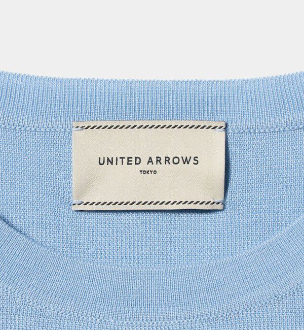 UNITED ARROWS「フルニードル クルーネック ニット」|ニット・セーター|