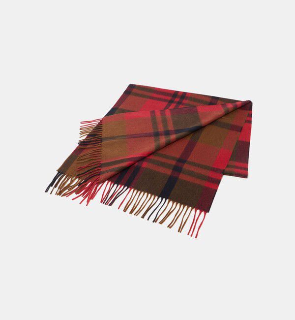 UNITED ARROWS「＜Joshua Ellis＞カシミヤ チェック マフラー」|マフラー|