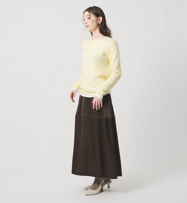 UNITED ARROWS「サテン コクーン スカート ‐ウォッシャブル‐」|スカート|