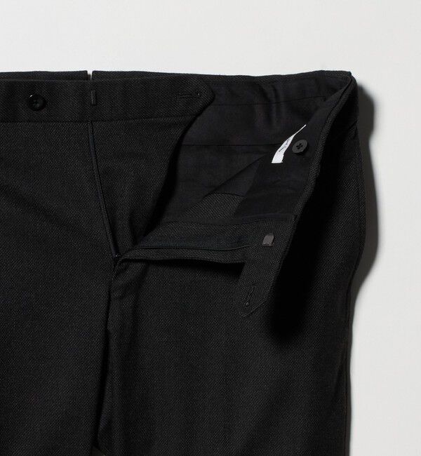 UNITED ARROWS「サイドエクステンド バーズアイ ノープリーツスラックス COMFORT EASY‐MODEL ウォッシャブル ストレッチ」|スラックス|