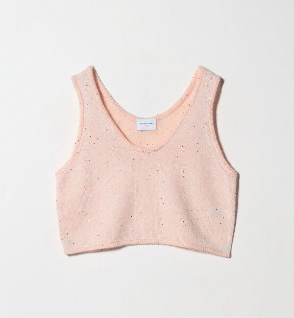 UNITED ARROWS「フラワー スパンコール ベスト」|ベスト・ジレ|